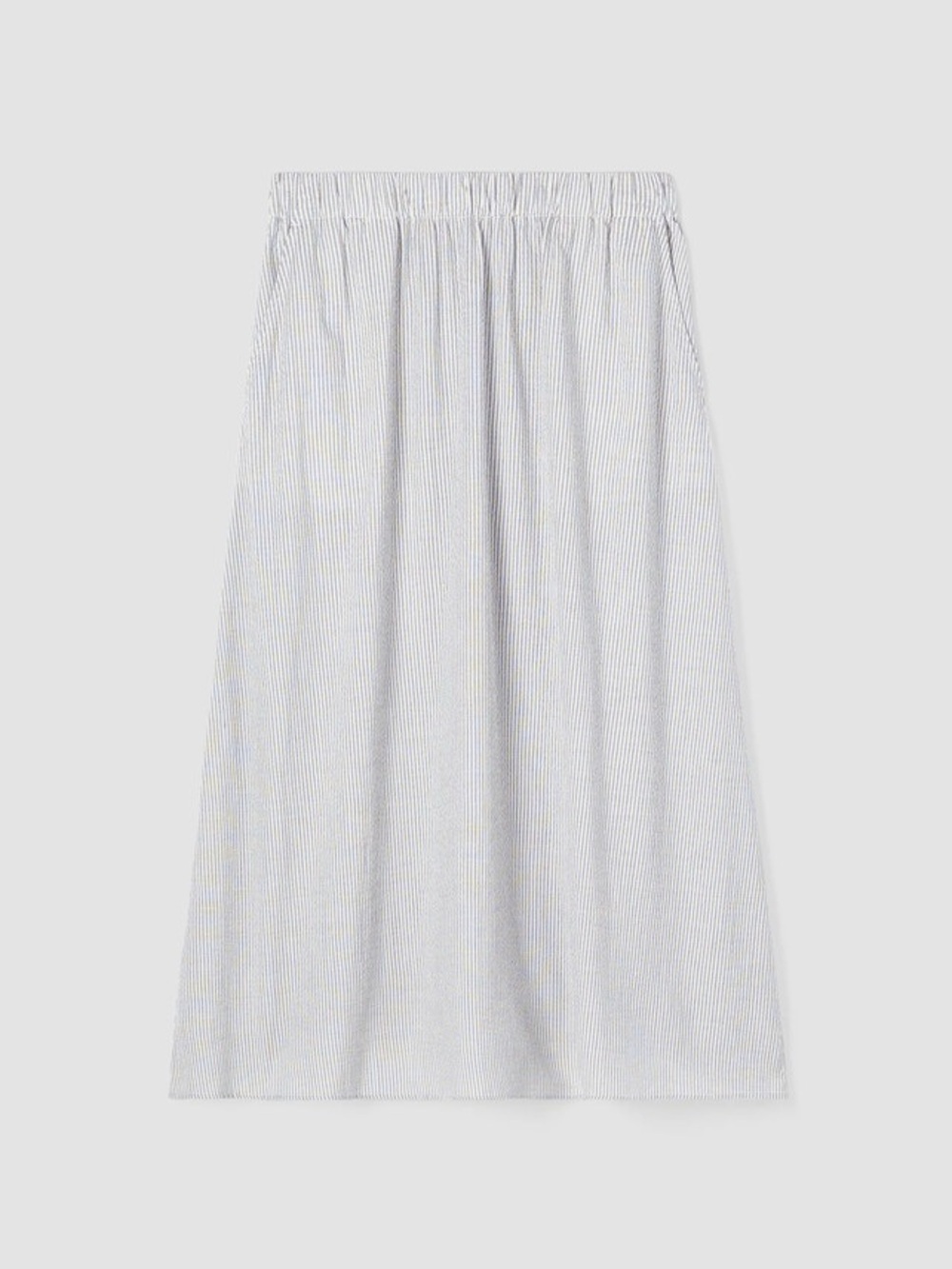Eileen Fisher Organic Cotton Ripple Pocket Skirt